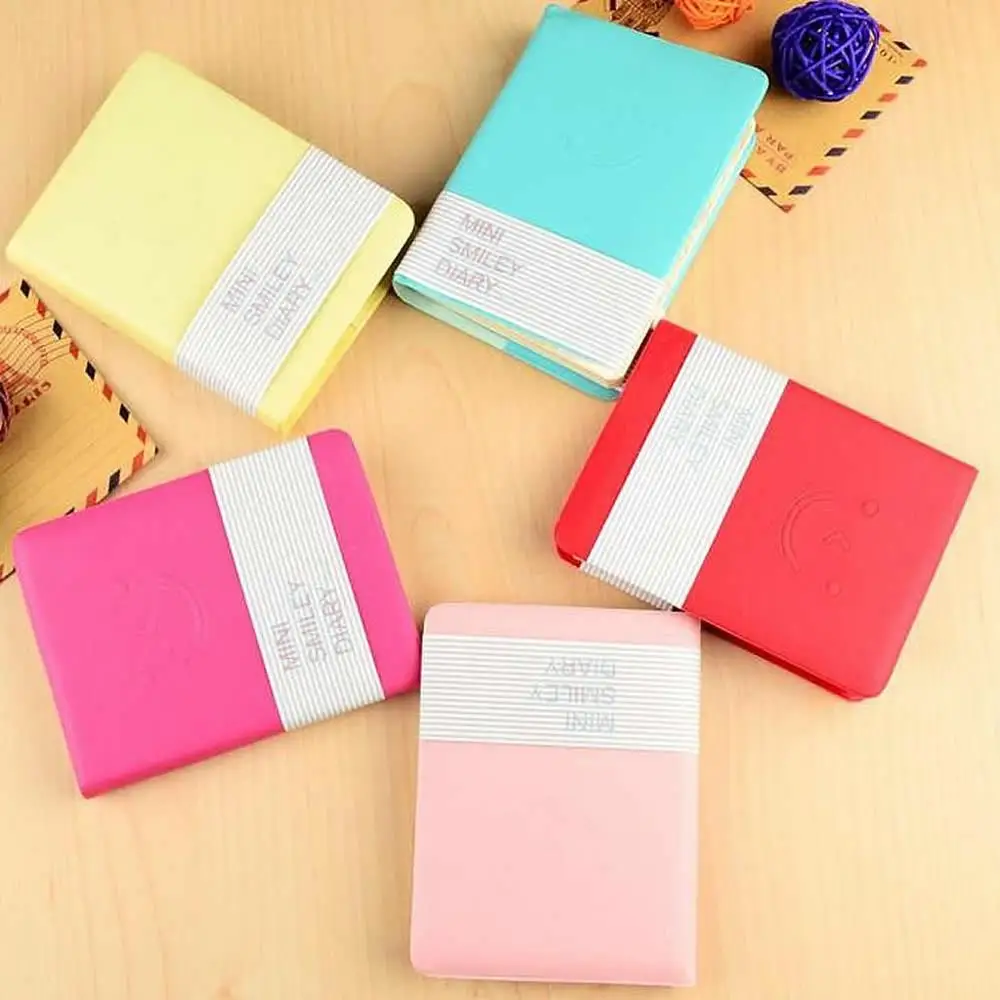 

Memo Charming Mini Cute Smile Diary Notebook Portable Smiley Paper Note Book