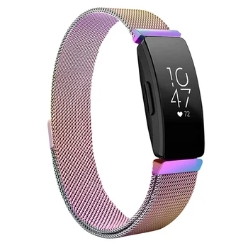 

Milanese Mesh Smart Watch Replacement Strap Band Magnetic Absorption Stainless Wristband For Fit bit Inspire/Inspire HR