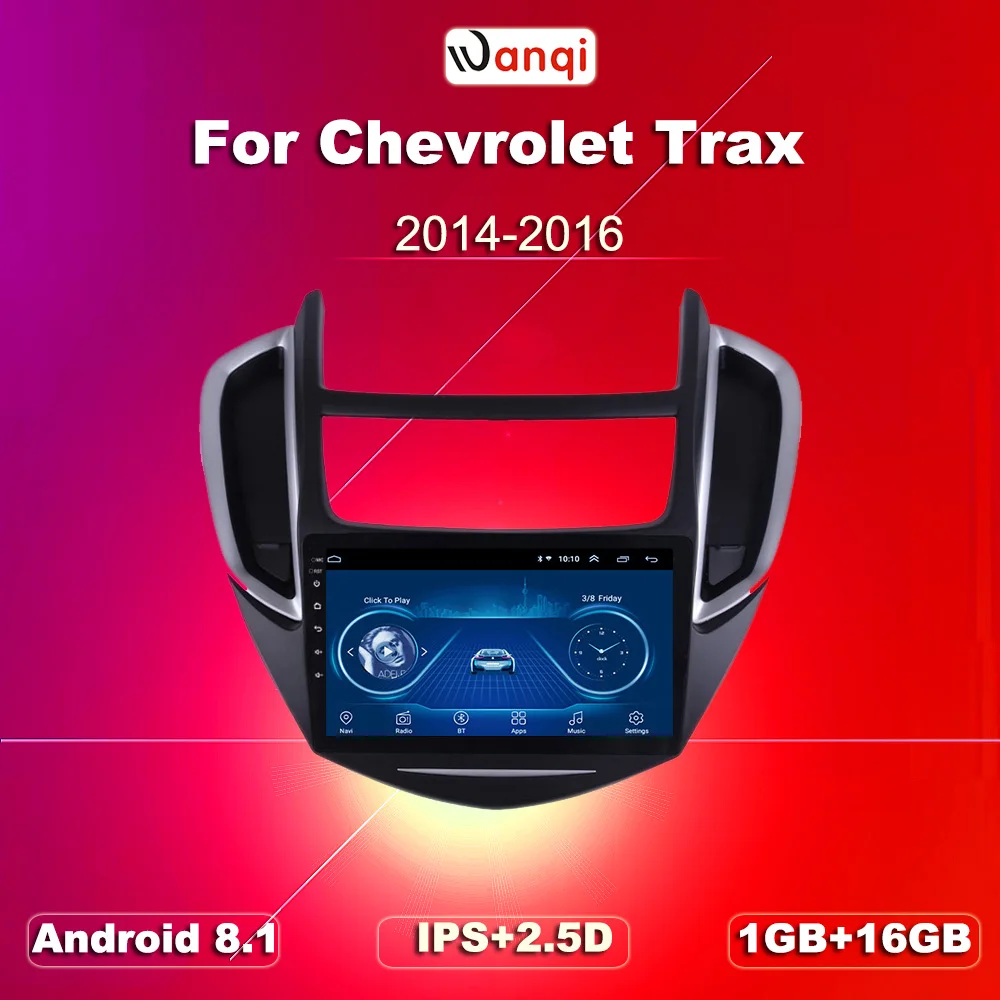Мультимедийная система с сенсорным экраном 9 дюймов Android 8 1 для Chevrolet Trax 2014-2016 gps
