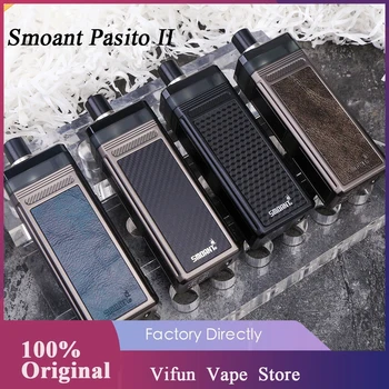 

Original Smoant Pasito II Pod Mod Kit with 80W Max Output & 2500mAh inbuilt Battery 6ml Cartridge Smoant Pasito 2 E-cig vape Kit