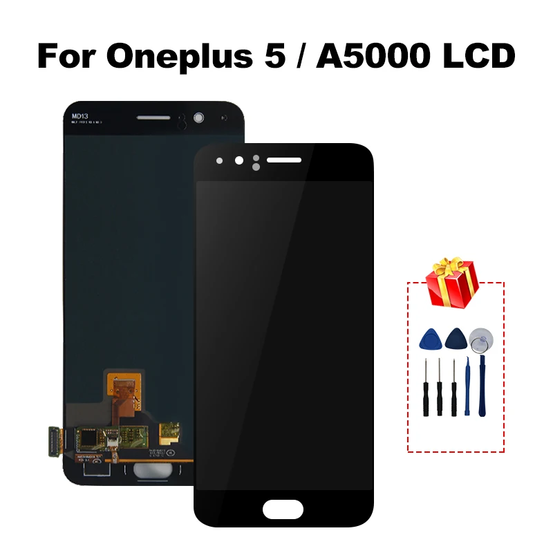 Дисплей 5 дюйма для Oneplus A5000 ЖК-дисплей с сенсорным экраном и дигитайзером сменные
