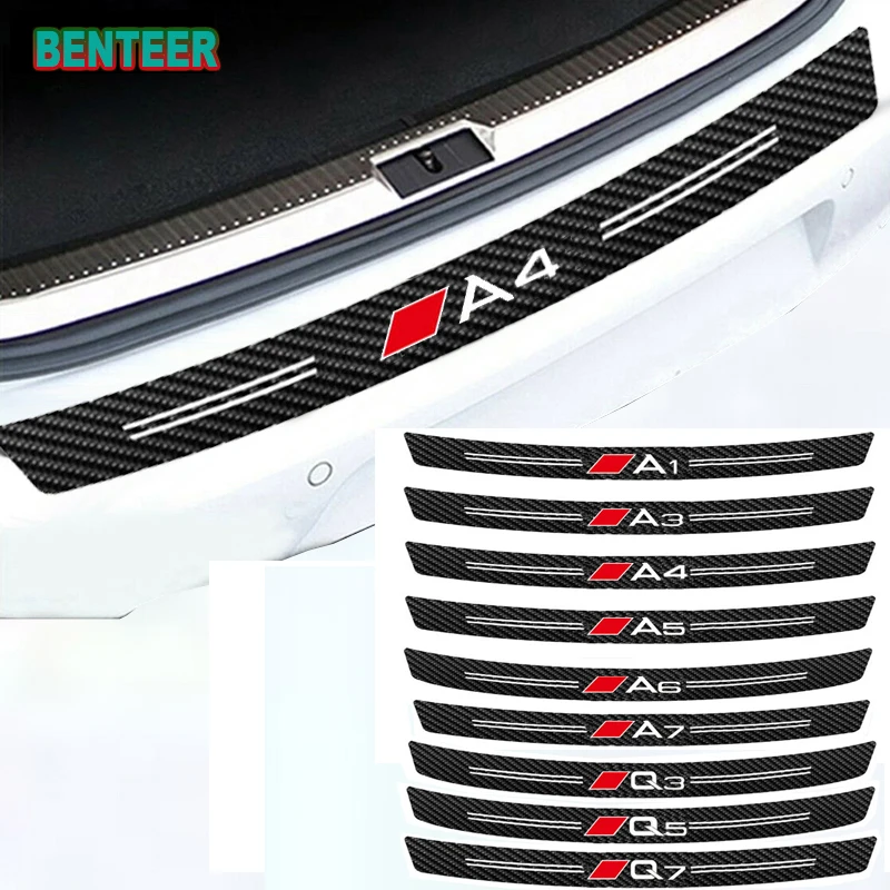 

carbon fiber car bumper sticker for audi A1 A3 A4 A5 A6 A7 A8 Q1 Q3 Q5 Q7 Q8 TT B5 B6 B7 B8 B9 8P 8V 8L C6 C5 C7 4F
