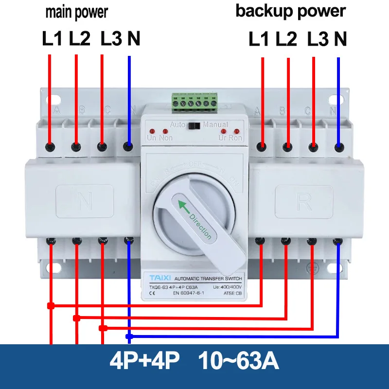 duplo interruptor mcb 2p 2p 3p 02