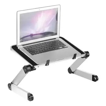 

Adjustable Laptop Stand Ergonomic Portable Laptop Table For Bed Tray PC Table Aluminum Stand Notebook Table Desk Stand