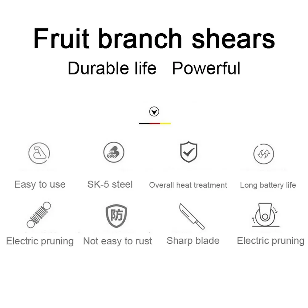 16,8 в беспроводные электрические аккумуляторные литиевые секаторы секатор филиал Резак Электрический фруктовый секатор садовый секатор