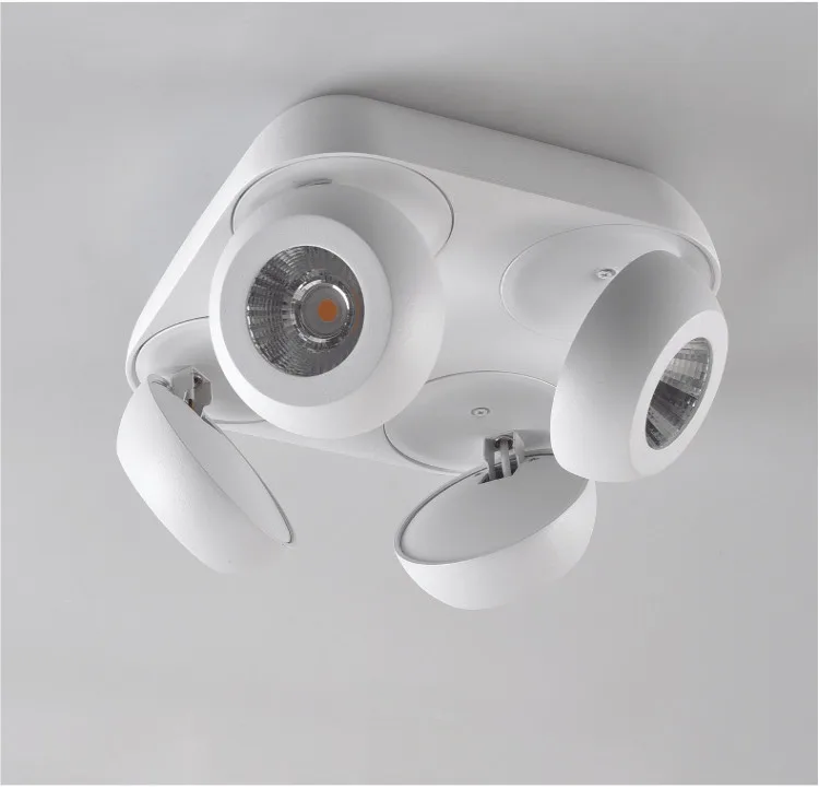 LED明装筒灯北欧可旋转角度双头多头COB明装射灯圆形双筒天花筒灯-淘宝网_16