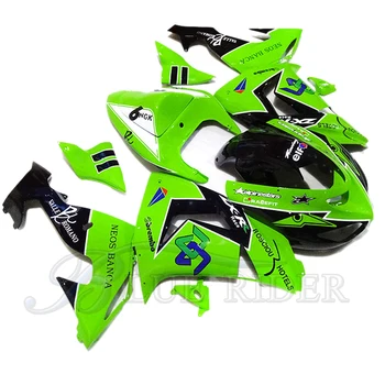 

Injection motorcycle Fairing Kits For KAWASAKI Ninja ZX10R 2006 2007 sport fairing kit ZX-10R 06 07 green black bodyworks