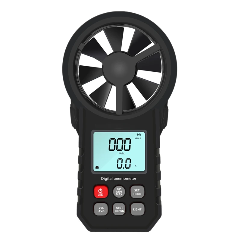 

Best MT62 Digital Anemometer Wind Scale Air Volume Measure Temperature Meter Real-Time Average Wind Speed Air Volume Meter