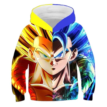 

2020 New Fashion Sweater Anime Dragon Ball Z Hoodie kids Sweatshirt Kid Goku and Master Roshi 3d Print Boy Girl Clothes Pullover