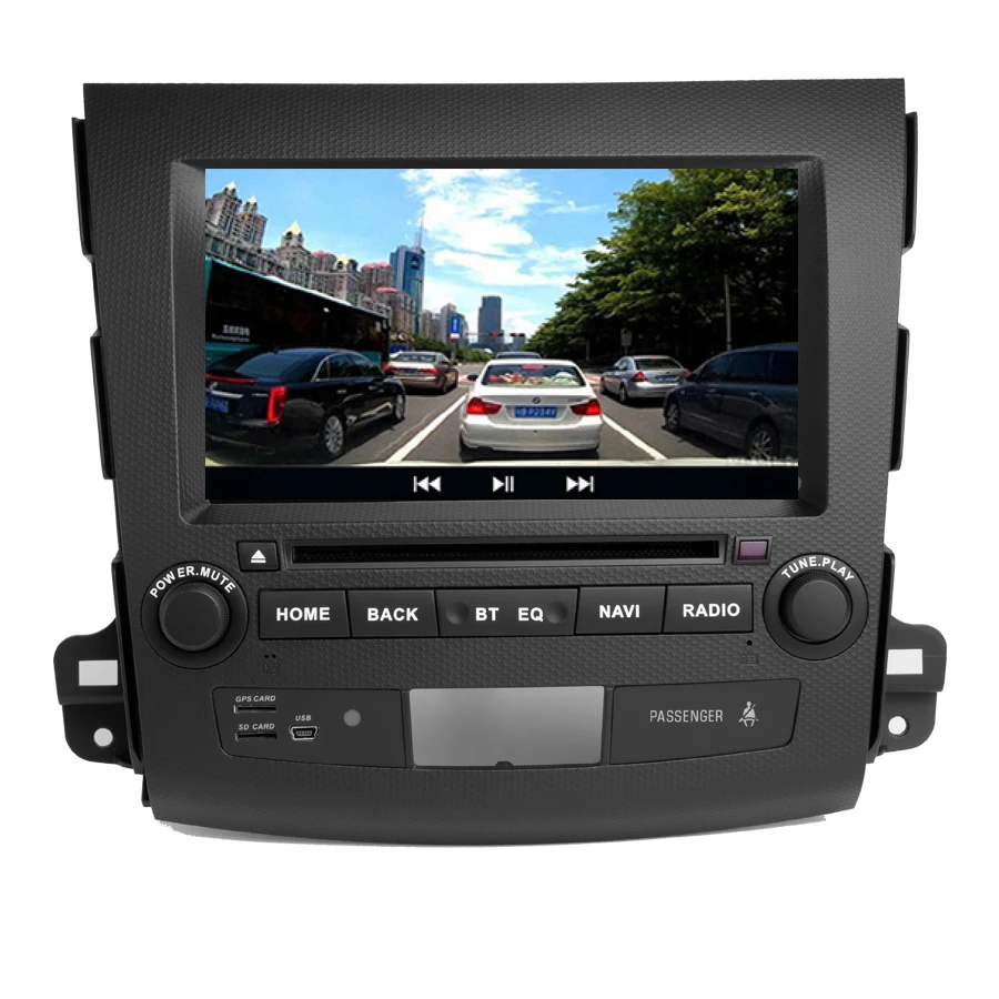 Android 9,0 автомобильный dvd gps мультимедийный плеер для Mitsubishi Outlander xl 2 Автомобильный dvd Навигатор Радио Видео Аудио плеер 4007 USB DVR