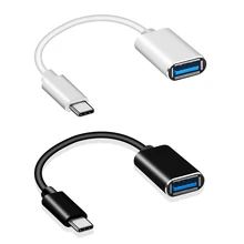 type-C OTG адаптер usb-кабель 3,0 type C штекер к USB Женский OTG кабель для передачи данных адаптер для Samsung Sonny HTC Xiaomi Android