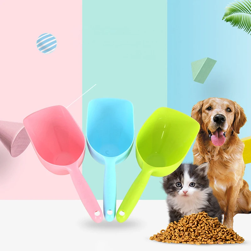 1pc Pet Food Shovel Dog Food Cat Food Plastic Shovel Pet Food Shovel Spade Dishes Tool Utensils For Pet Feeder