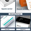 FreePrinting 100pc/200pc/500pc/1000pc/lot Paper business card 300gsm paper cards with logo printing Free Shipping 90x53mm ► Photo 2/6