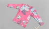 Girl Two Pieces Suit 3-11 Year Children Long Sleeve Skirt Swimsuit 2022 Kid Cute Flower Print  Swimwear Baby Bathing Suit ► Photo 2/6