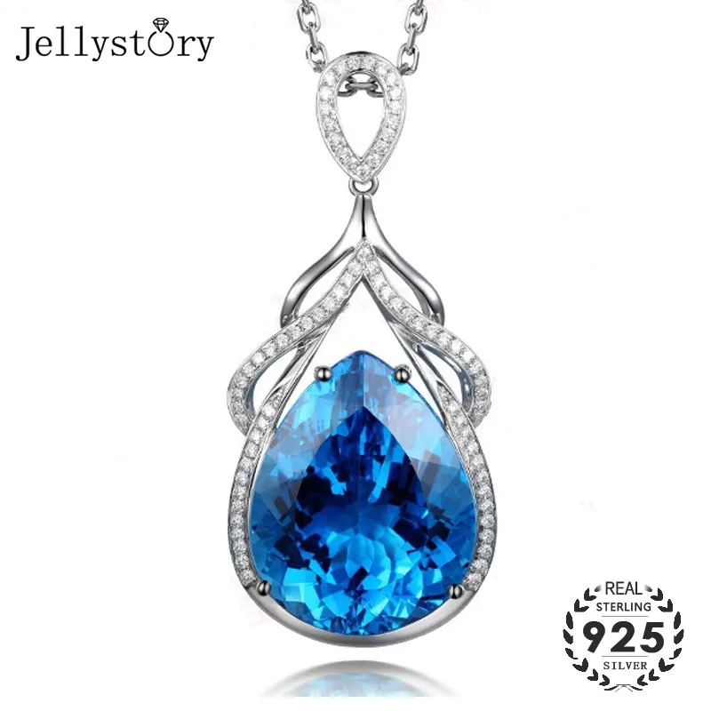 Модные ювелирные изделия Jellystory из серебра 925 пробы ожерелье с подвеской в форме