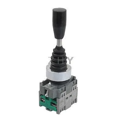 AC 400V 10A 2NO мгновенный 22 мм фиксирующая резьба 2 позиционный джойстик переключатель