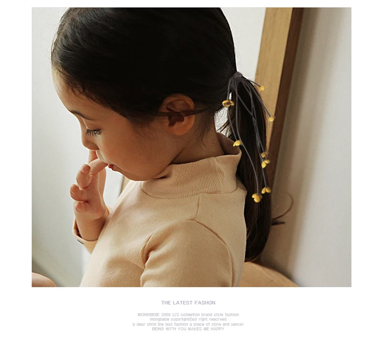 Корея ручной работы веревки для волос девушка Резиновая лента милый галстук для волос три нити эластичная лента для волос для женщин девушки аксессуары для волос