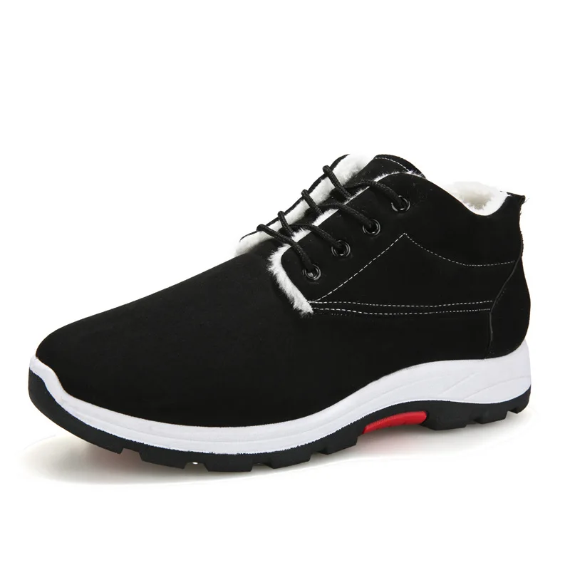 

Men Boots Non-slip Snow Boots Men Ankle Boots Fashion Men Fur Boots Winter Keep Warm man sneakers Work Shoes rtg5