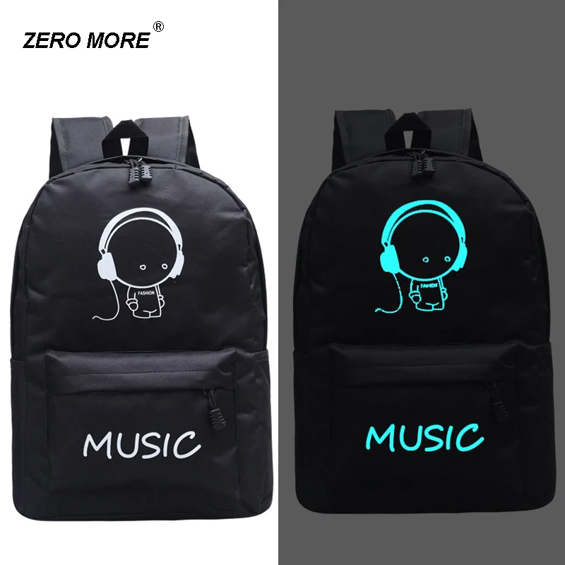 

Luminous Night Lighting USB charging schoolbag boy girl teenage teenagers Cartoon backpack to school bag Student book bag