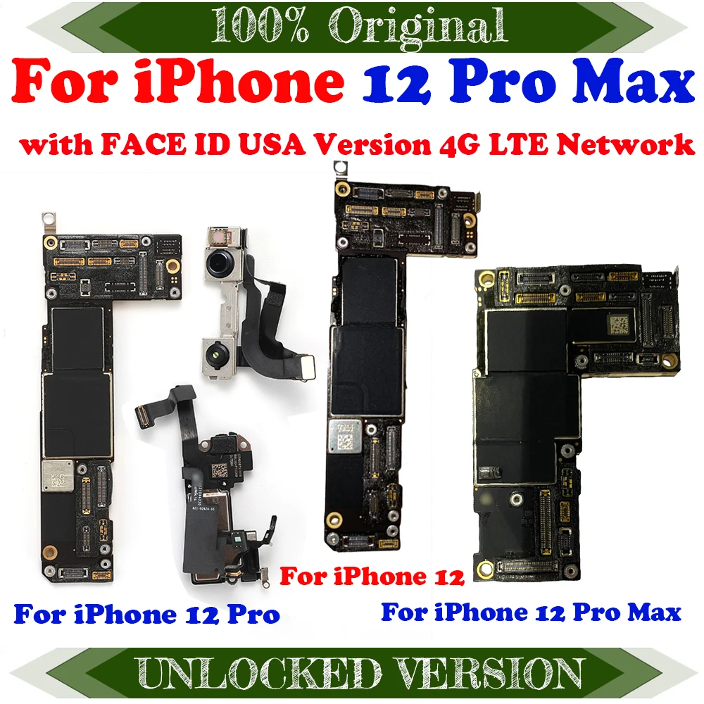 Бесплатная Доставка Заводская разблокированная материнская плата для iPhone 11 12 Pro