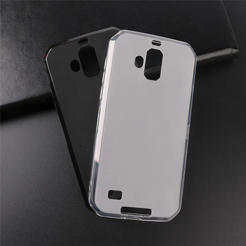 Чехол для телефона Blackview BV9600 Pro Мягкая силиконовая задняя накладка из ТПУ кожаный