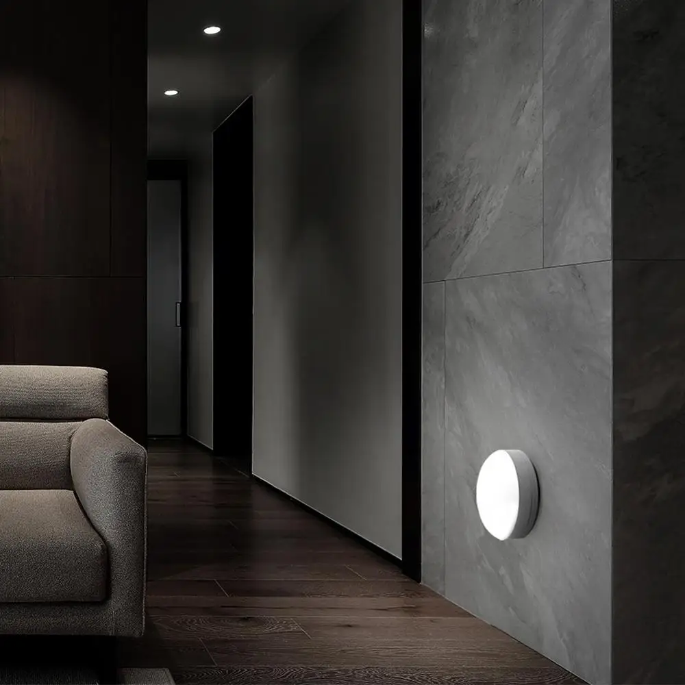 Ночник с датчиком движения перезаряжаемый настенный светильник USB домашний
