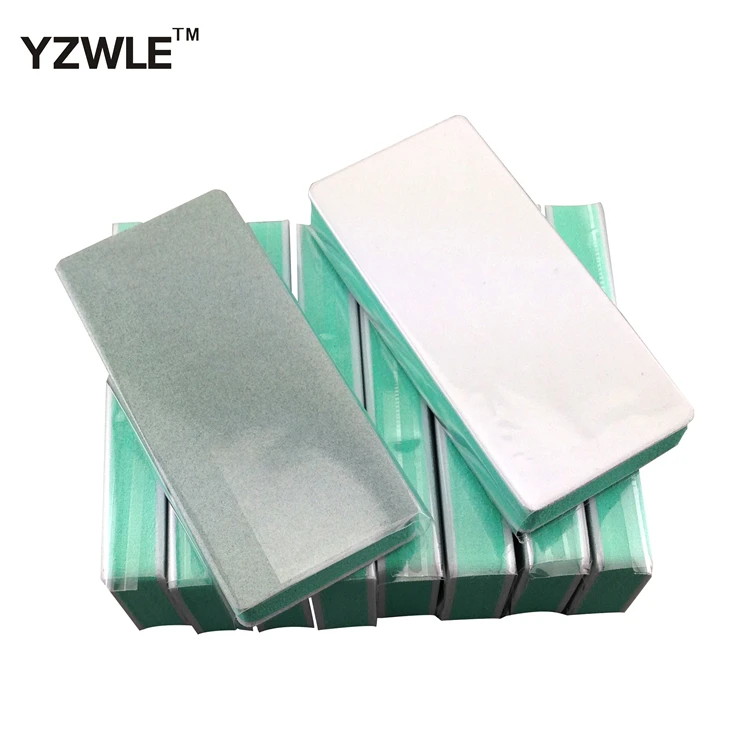 10Pcs Double Side Nail File Buffer Block Sanding Washable Manicure Tool For Nail(NR-WS84