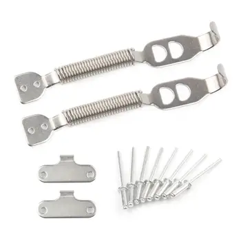 

Adeeing Car Styling Tunning Boot Bonnet Springs Clips Pin Kit Hood Lock Anti-Rust N1T3 Panel Race Rally Security for Car Hood