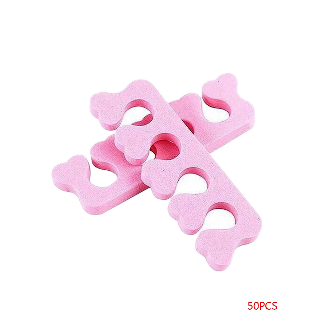 BGVfive50Pcs лак для ногтей разделители для пальцев ноги руки ноги губка УФ инструменты для красоты маникюр педикюр прокладки инструмент - Цвет: No.1