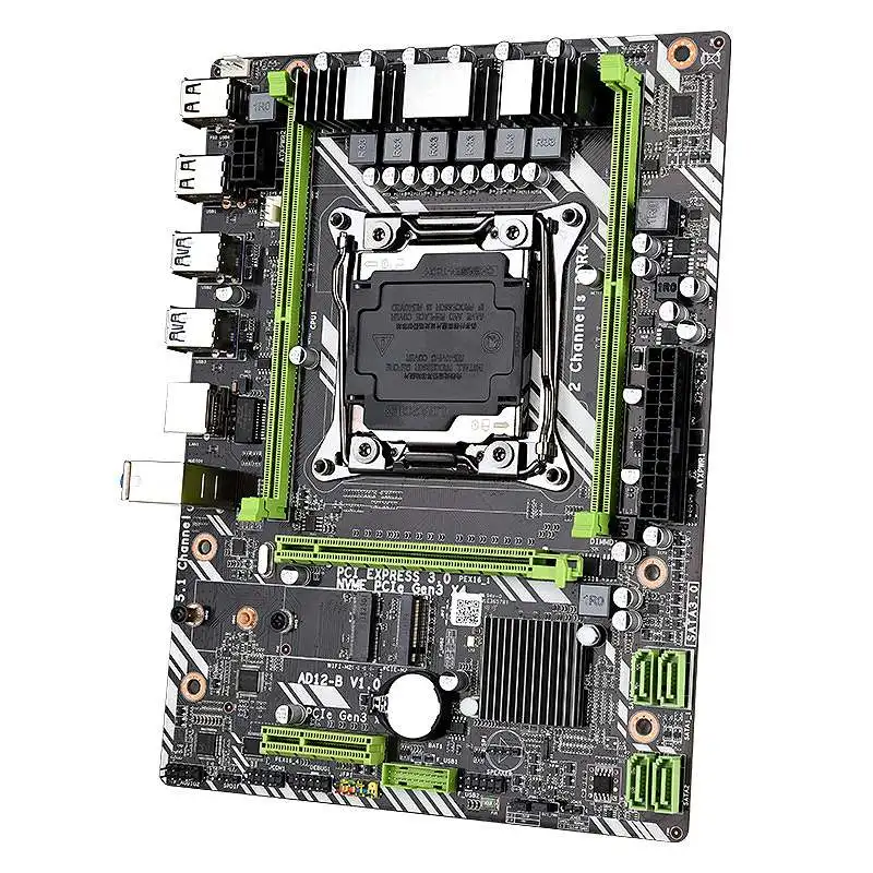 Материнская плата X99 D4 E5 V3/V4 DDR4 * 2 M ATX 64 Гб SATA3.0 USB3.0 PCI E 16X до материнская M.2
