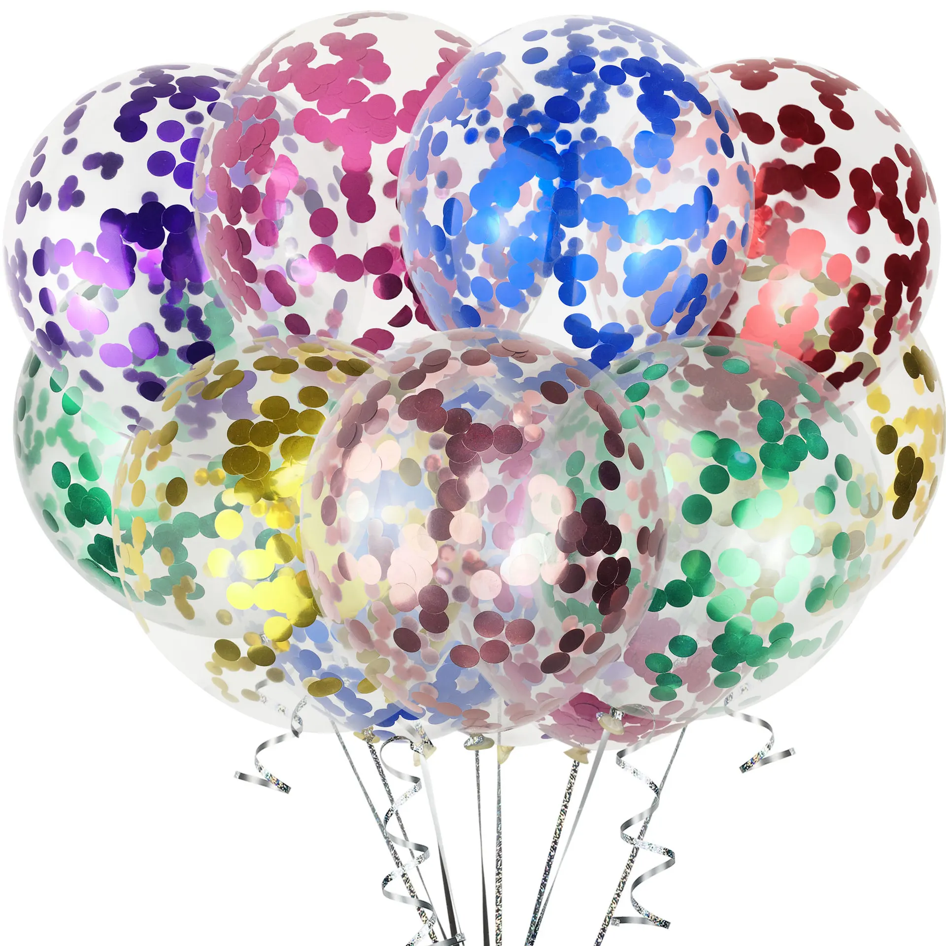 

16PCS 12 Inch Colorful ConfettiLatex Balloons for Engagement Party Wedding Baby Shower Birthday Party Decoration Graduation