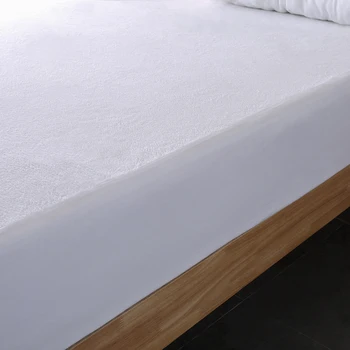 

Waterproof Bassinet Sheet Mattress Pad Cover Solid Color Washable Polyester Mattress Sheet