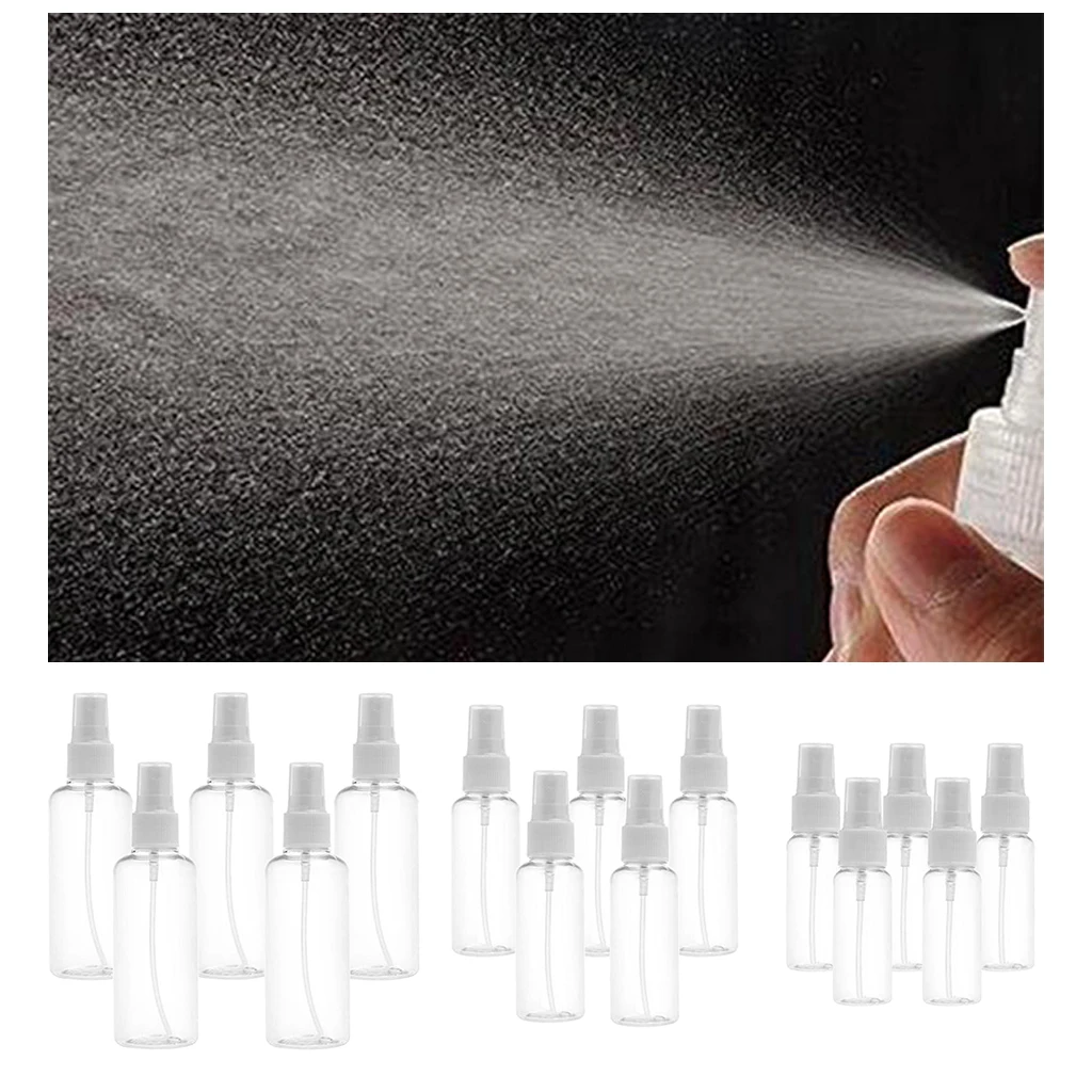 15x Portable Clear Perfume Pump Sprayer Water Alcohol Bottles Container