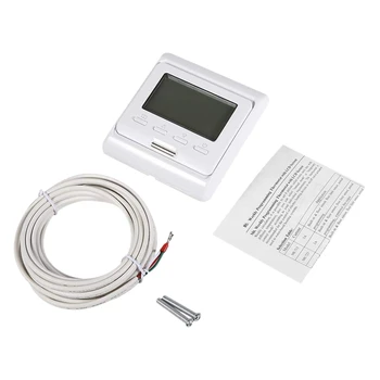 

Digital LCD Display Weekly Electronic Programmable Floor Heating Thermostat Controller AC 230V