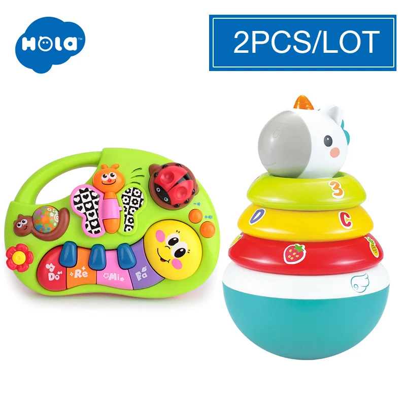 HOLA 927 детские игрушки обучающая машина, игрушка с подсветкой и музыкой и обучающими сюжетами, Игрушка музыкальный инструмент для малышей 6 месяцев - Цвет: Оранжевый