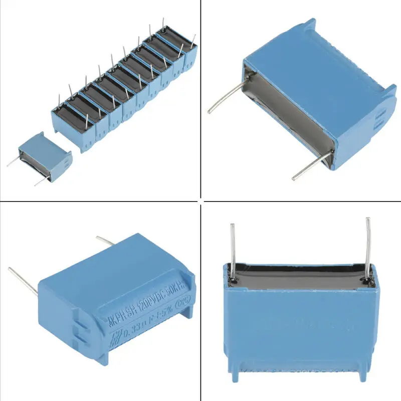 

10PCS Capacitor MKPH 0.33uF 630VAC 1200VDC For Induction Cooker SSP 30.5mm / 1.2inch Capacitor 35x15x26mm / 1.38x0.59x1.02inch