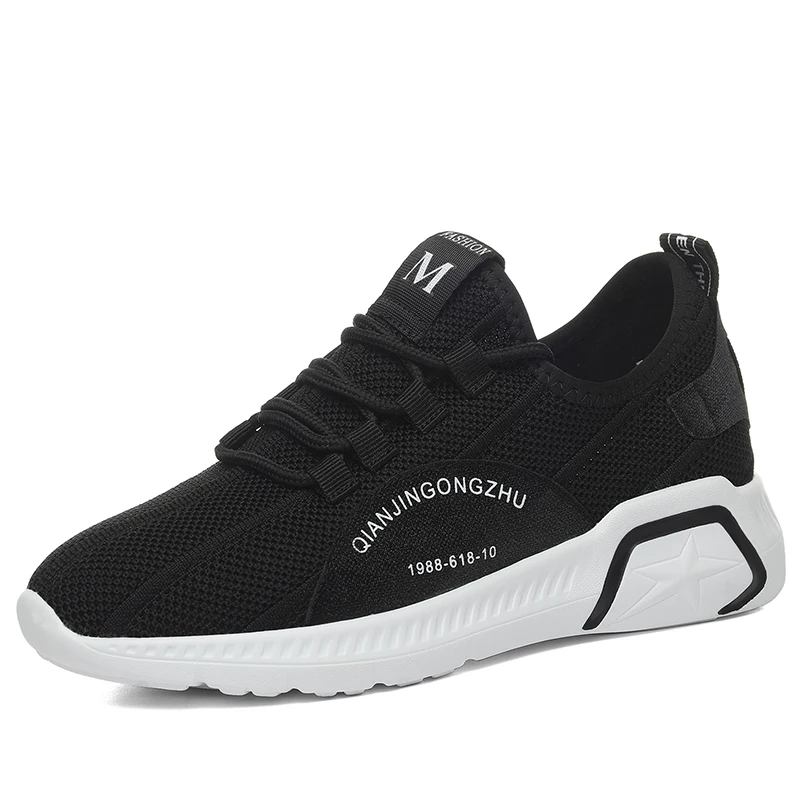 

2019 Spring New Women Casual Shoes Fashion Breathable Lightweight Walking Mesh Lace Up Flat Shoes Sneakers Women A0110