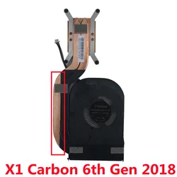 Premium CPU Cooling Fan and Heatsink for Enhanced Thermal Performance (X1 Carbon 6th 2018)