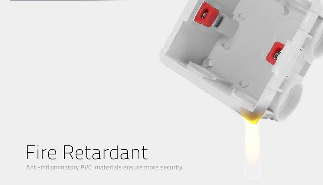 FATTERYU 86X86 PVC Engrosamiento Caja de conexiones de montaje en pared  Cassette Para Interruptor de Enchufe Base Interruptor Caja Eléctrica
