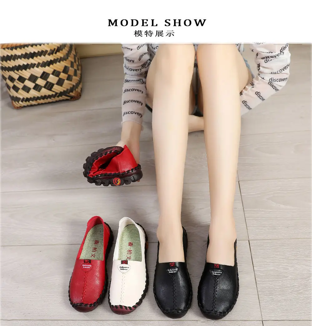 Designer Oxford Platform Shoes for Women Cozy Leather Loafers Female Precision Stitching Slip On Mules Moccasin Woman Sneakers