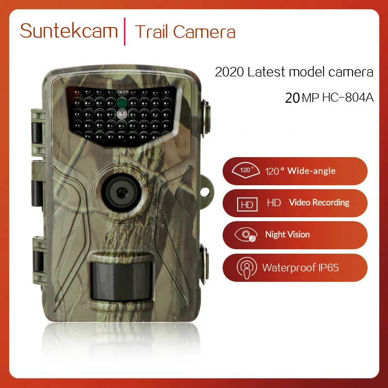 20MP Hunting Trail Camera Wildlife Camera Night Vision Motion Activated Outdoor Trail HC804A Wildlife Scouting