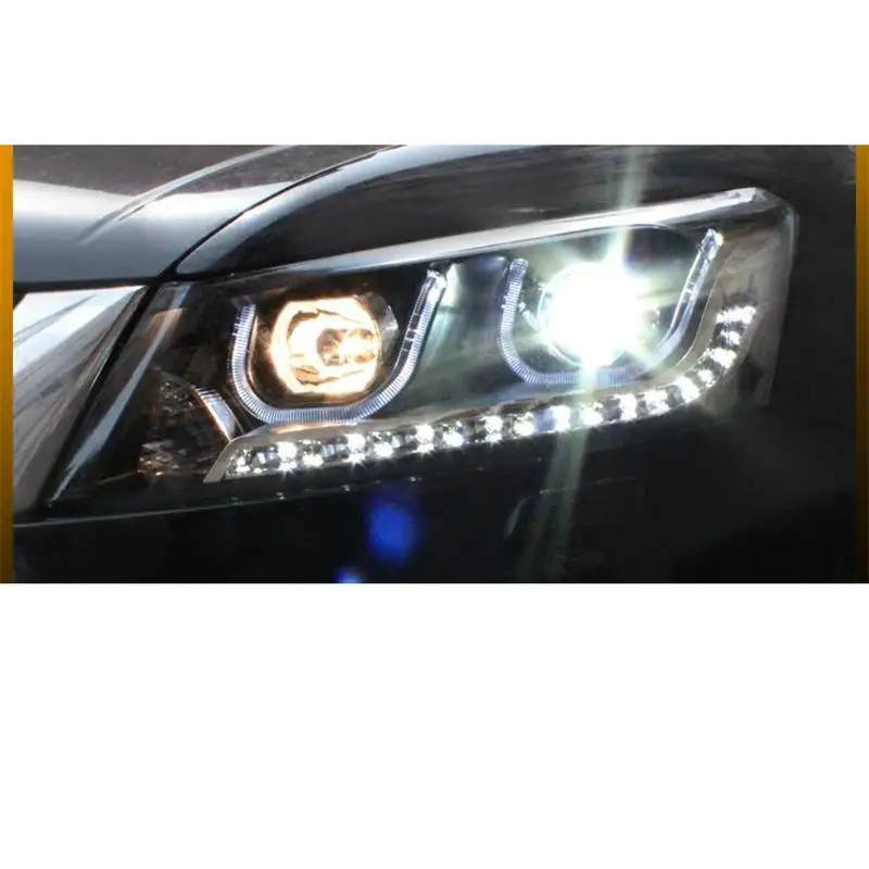 Наружные Drl Luces Assessoires Neblineros Led Para Авто Cob дневные ходовые фары автомобильные фары в сборе 08 для Honda Accord