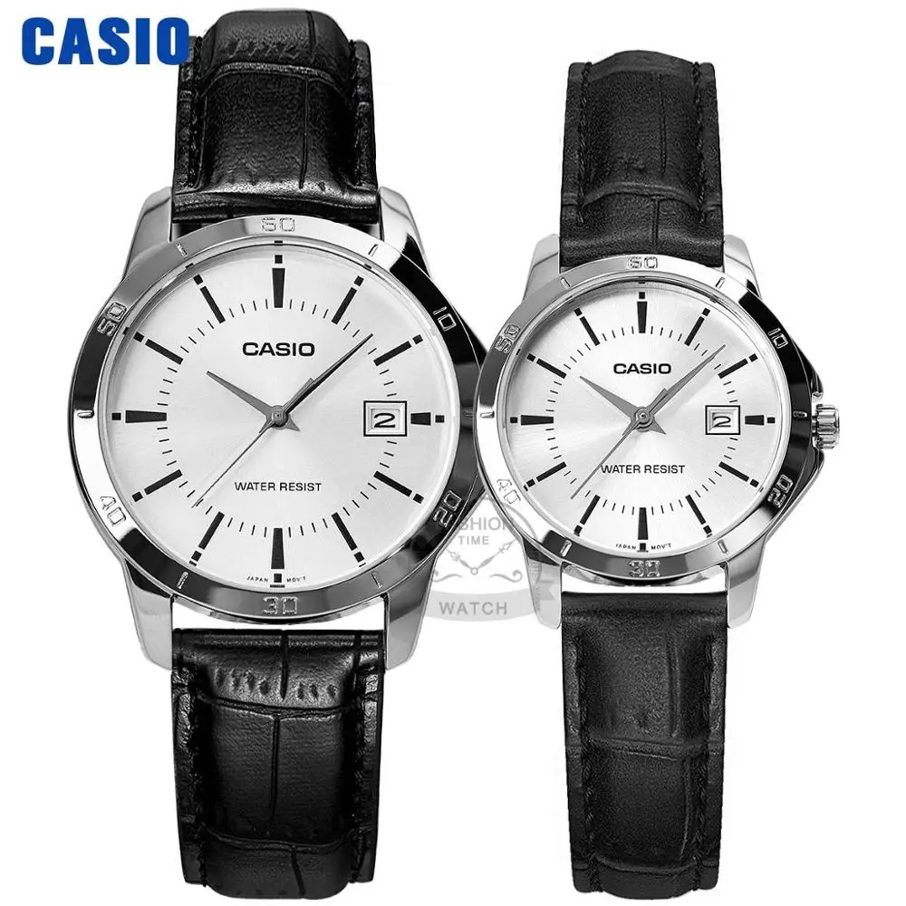 Мужские часы Casio Мужские часы Set Top Brand Роскошные женские часы Кварцевые наручные часы Спортивные мужские часы Водонепроницаемые женские часы Luminous Pair Design Model relogio feminino masculino reloj hombre - Цвет: MTPV004L7ALTPV004L7A