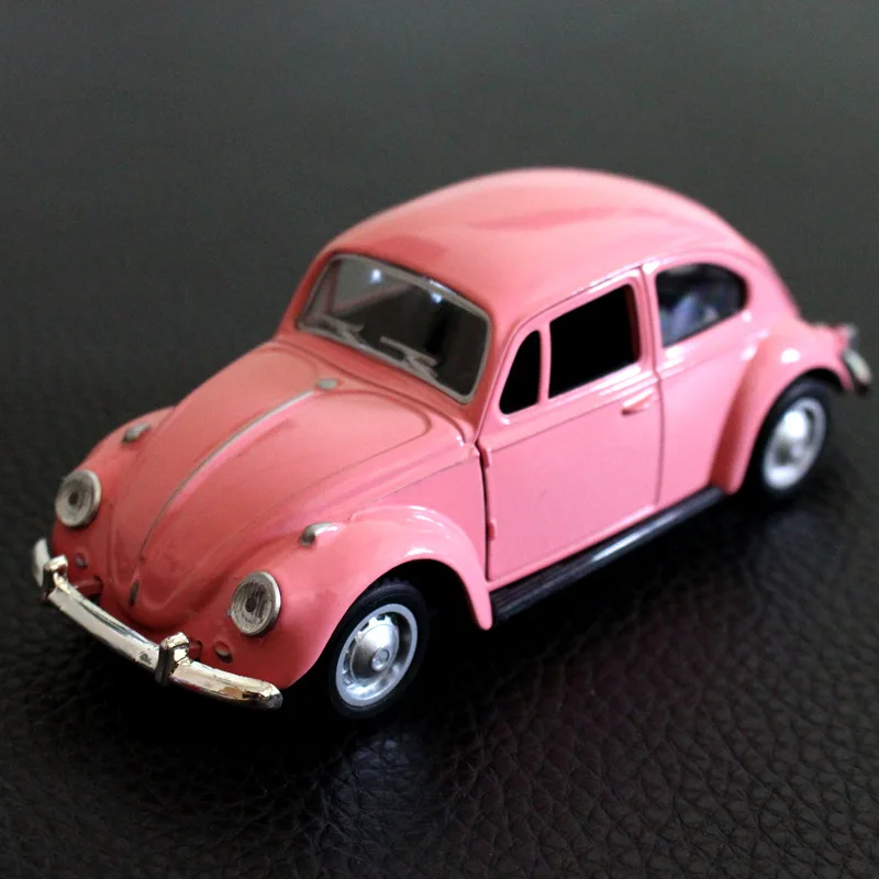 Автомобильное украшение для приборной доски, цинковый сплав, 3D мини-моделирование, автомобильная модель, игрушка для интерьера, твердый парфюм, освежитель воздуха, аксессуары для украшения - Название цвета: Розовый