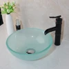 black bathroom sink set bacia de banheiro with matte black faucet multiple colour glass tempered glass basin mixer tap set 6