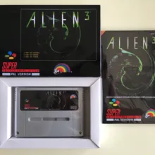 16 бит игры* ALIEN 3(Французская версия PAL! Коробка+ руководство+ картридж