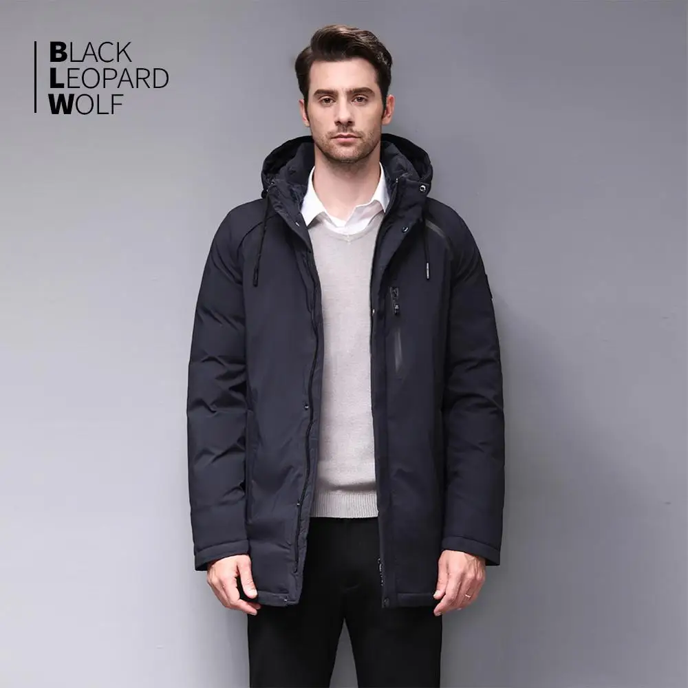 

blackleopadwolf bl-891 2019 winter jacket men fashion coat thick parka men alaska Detachable outwear Windproof Comfortable Cuff