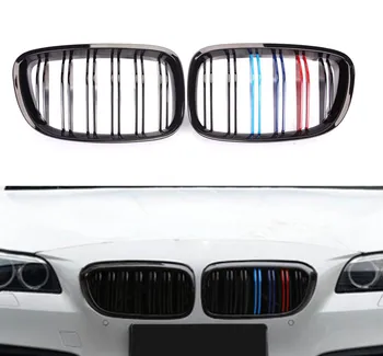 

Black Gloss Front Grill Kidney Grille Double Rib for BMW GT GRAN TURISMO F07 2010-217