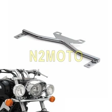 Для мотоцикла хромовый Универсальный прожектор кронштейн поворотное сигнальное Крепление зажим для Harley Honda Kawasaki Suzuki на заказ