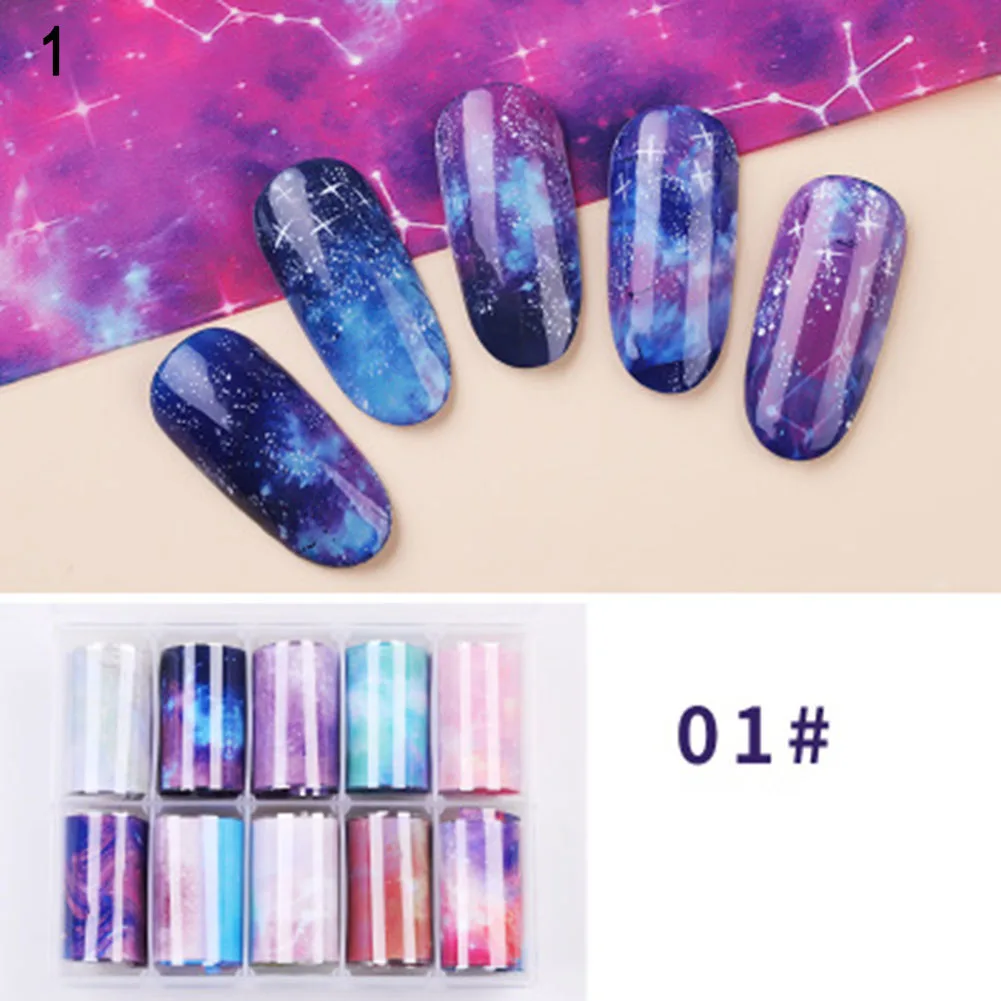 1 Flower Butterfly Star Transfer Paper Sticker Nail Star Transfer Paper Nail Sticker Star Paper Christmas V9-Drop - Цвет: 1